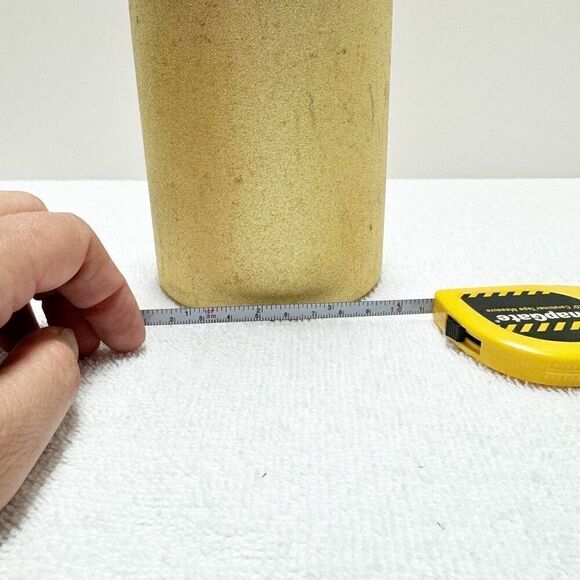 Vintage MCM Gold Seltzer Soda Siphon - Picture 10 of 10